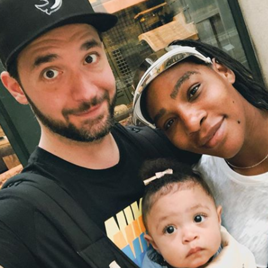 Serena Williams's Baby Girl, Olympia, Is Already Into Tennis, Just Like Her Mom